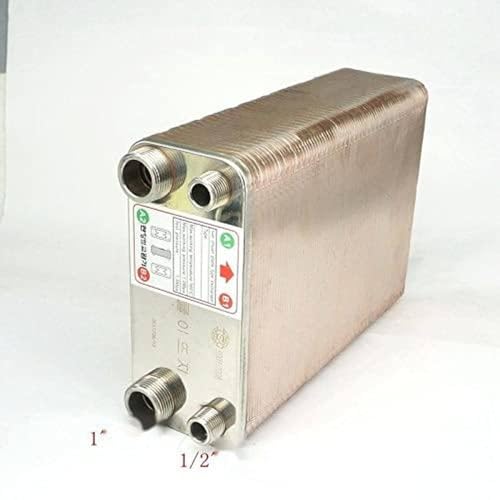 80 Plates Wort Chiller Cooler Heat Exchanger SUS 304 Stainless Steel Home Brew Beer Wine Making 1.6Mpa