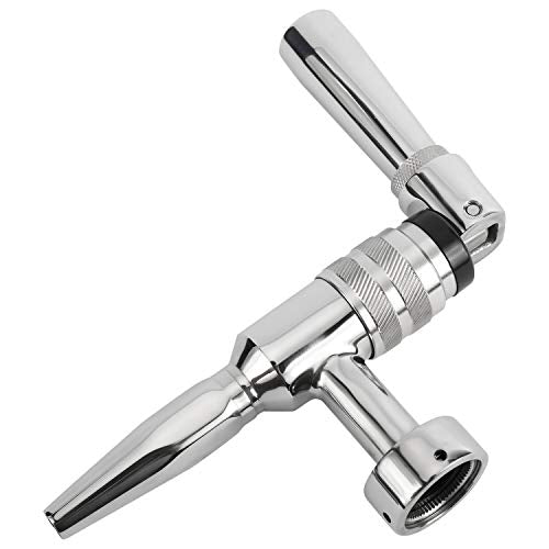 HighFree Stout Beer Faucet, Nitro Coffee Faucet, All 304 Food Grade Stainless Steel Homebrew Beer Stout Tap for Kegging