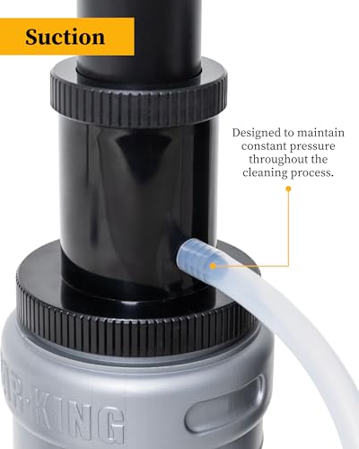 Bar-King Quick-Connect Kegerator Beer Line Cleaning kit. Now Clean Your Beer Lines as Easily as Changing a Keg. (Includes Cleaning Powder)