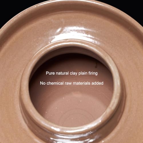 Large Ceramic Pickle Jar with Lids,Traditional Chinese Porcelain Pickle Jar Crock,Ceramic Fermentation Crock with Water Seal Airlock Lid,Sauerkraut Crock 6Kg (8Kg - size: 8Kg