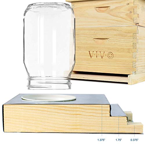 VIVO Light Wood Boardman Entrance Feeder, BEE-V110 | Beekeeping, For Beehives