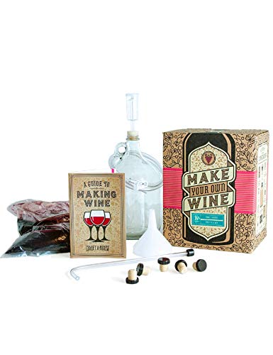 Craft A Brew Making Home Kit – Easy Brew Beginners with Ingredients and Supplies – Ultimate Wine Brewer Experience, 1 Gallon, Pinot Grigio - color: Pinot Grigio