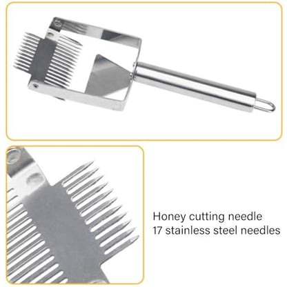 Multipurpose Stainless Steel Fork for Honeys Harvesting Hives Uncapping Scraper Multifunctional Beekeeping Equipment Beekeeping Supplies