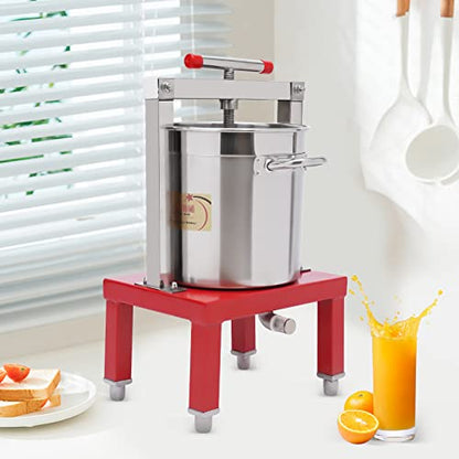 Manual Honey Presser, Large Bee Honey Press Extractor Beeswax Presser Household Beekeeping Machine, Fruit Juice Press Extractor Wine Making Equipment for Self in Home