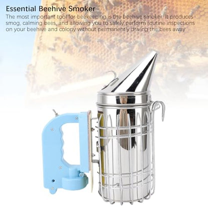 Electric Stainless Steel Beehive Smoker for Beekeeping Smog Production for Beekeeper Apiculture