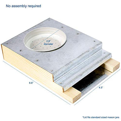 VIVO Light Wood Boardman Entrance Feeder, BEE-V110 | Beekeeping, For Beehives