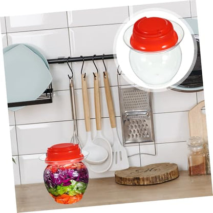 Pickle Jar Airtight Lid Multi-Use Fermenting Jar for Kimchi and Sauerkraut Food-Grade Storage Container for Kitchen