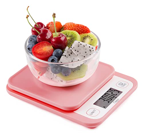 Ozeri Garden and Kitchen Scale II, with 0.1 g (0.005 oz) 420® Variable Graduation Technology® - color: Crystal Rose