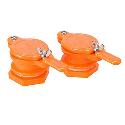 Honey Gate Valve for Bucket, Durable Nylon Honey Extractor Tap, Beekeeping Supplies (2 Pack) - size: 2 Pack