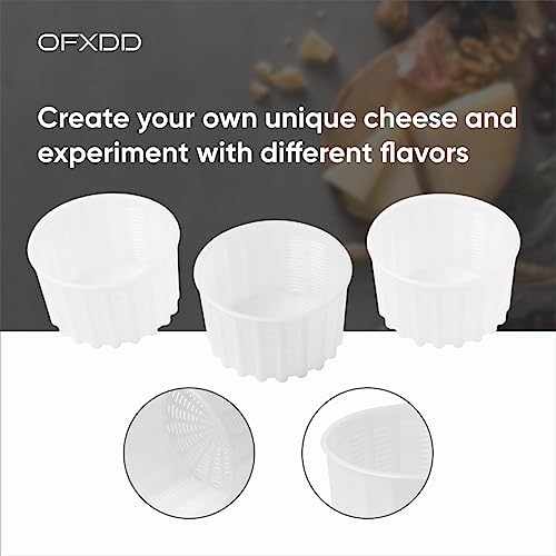 Cheese Mold for Making Soft Cheese 20 oz - Plastic Mold for Cheese Making Ricotta, Feta, Camembert - Reusable Cheese Making Supplies for Home Cheesemakers