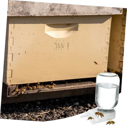 4Pcs Beekeeping Tool Watering Station Durable Beehive Feeder for Bees Easy Install Bee Drinking Equipment Convenient Water Supply for Hive Care