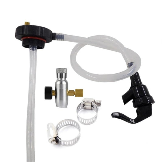 Portable Mini Keg Tap Kit, Beer and Wine Dispenser with Picnic Faucet and CO2 Regulator for Outdoor Parties