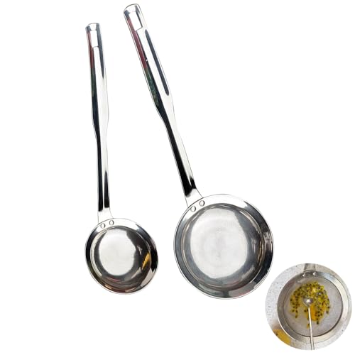 Fine Mesh Stainless Steel Colander，2025 Stainless Steel Filter,Durable Multi-Functional Kitchen Cooking Net Strainer (2-Piece Set),Strainers Fine Mesh，Profesional Stainless Strainer. - size: Extra Large