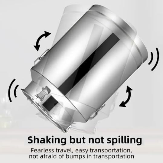 Oil Barrel Wine Barrel Liquid Storage Container, Milk Transport Can Milk Tank Fermentation Tank Sealed Barrel, Stainless Steel with Funnel(76L) - size: 76L