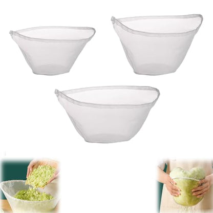 Soy Milk Bag Cheesecloth Bags,2025 New Cheese Cloth Bag for Straining,Reusable Straining Bags for Cooking Baking Juicing (1, S+M+L) - color: S+M+L