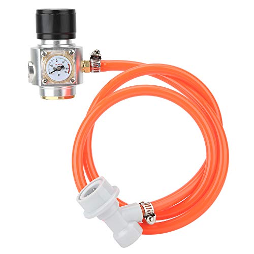Threaded Co2 r Kit, Gas Regulator with Hose Fiing, Suitable for Soda, Beer and Keg