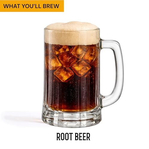 Craft A Brew - DIY Make Your Own Craft Root Beer - Complete Equipment and Supplies - Starter Home Brewing Kit - 1 Gallon - style: Root Beer Kit