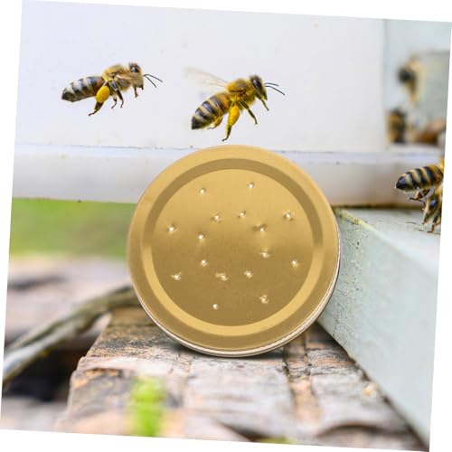 Toyvian 4pcs Beehive Water Feeding Station with Lid Easy Install Bee Water Feeder for Hive Entrance Durable and Efficient Beekeeping Tool for Healthy Colonies
