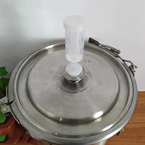 Cabilock 3 Sets Homemade Wine Accessories of Food Grade Exhaust Valves One Way Airlocks and Stoppers for Safe Brewing Beer and Wine