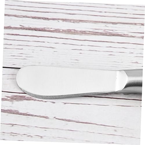 MAGICLULU Stainless Steel Cream Spatula Set 2-Piece Butter Spreader and Cheese Knife Kitchen Utensil for Baking and Icing Sturdy and Easy to Clean