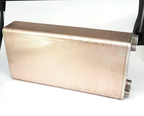 120 Plates Heat Exchanger Beer Wort Chiller Cooler 304 Stainless Steel for Home Brewing Beer 1.6Mpa