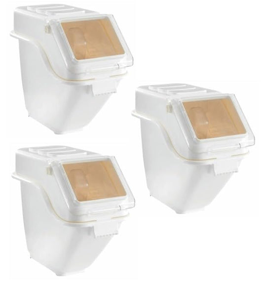 CenPro Ingredient Bin - 6.3 Gallon/100 Cup Capacity - Holds Up To 44 lbs. of Sugar or 30 lbs. of Flour - 3/Pack - NSF (29A-223) - size: 6.3 Gallon – 3/pk