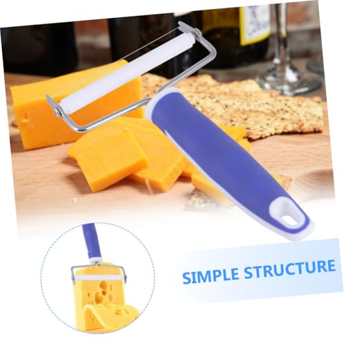 2pcs Slicer Baking Cream Cutter Butter Scraper Handle Cheeses Kitchen Gadgets Cheese Graters Cheese Scraper Dough Scraper Multifunctional Cheese Tools Pastry Making Stainless Blue - color: Blue