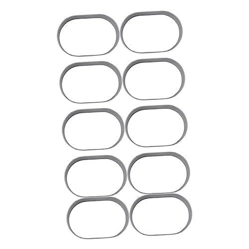 KICHOUSE 10pcs Stainless Steel Cheese Molds for Diy Baking Candy Making Creative Cake Mold for Home Professional Use - color: Silver