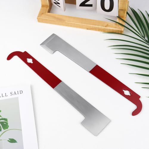 Tenalleys Stainless Steel Beekeeping Hive Tool Frame Lifter and Scraper J Hook Tool (2 Pack) - color: 2 Pack