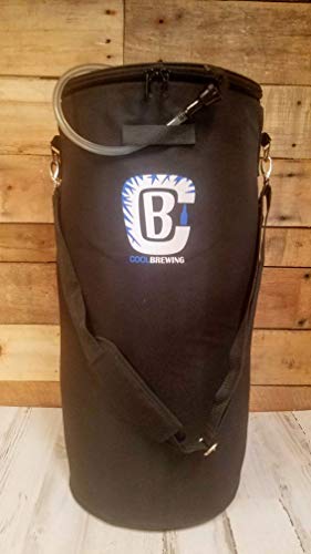 Home brew Keg Cooler & Ice Wrap Bundle. Beer Cooler for 5 gallon, Corny and Cornelius kegs. Cool Brewing