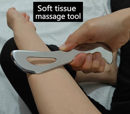 Muscle Scraper Stainless Steel IASTM Massage Tools Set,Gua Sha Scraping Tools for Physical Therapy(3pcs) - style: GYX COELE-02
