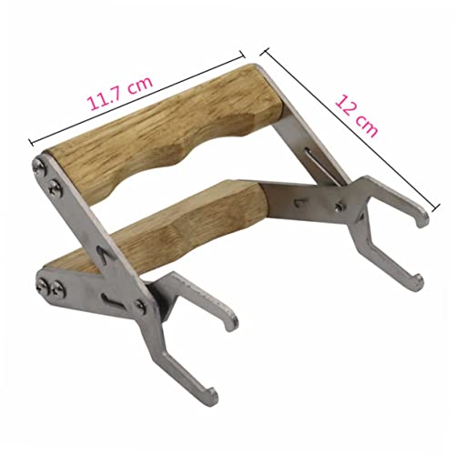 BESPORTBLE 2pcs Beekeeping Frame Grip Holder Stainless Steel Beehive Frame Grip Tool for Beekeepers