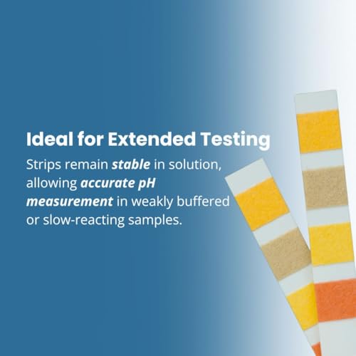 Universal pH Fix Indicator Strips 0-14, Quick and Accurate Result, 100 Bleed-Free Test Strip. Made in Germany. Safe, Easy pH Testing for Laboratory, Industrial, Professional, & Beginner Use