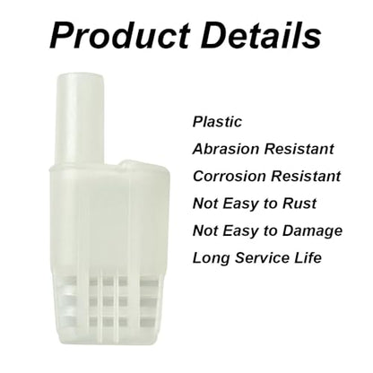 TopHomer 50pcs White Queen Bee Cages 2.56 * 1.10 * 0.43in Beekeeping Catcher Plastic Bee Isolator Clip Beekeeper Rearing Tools for Indoor Home Outdoor