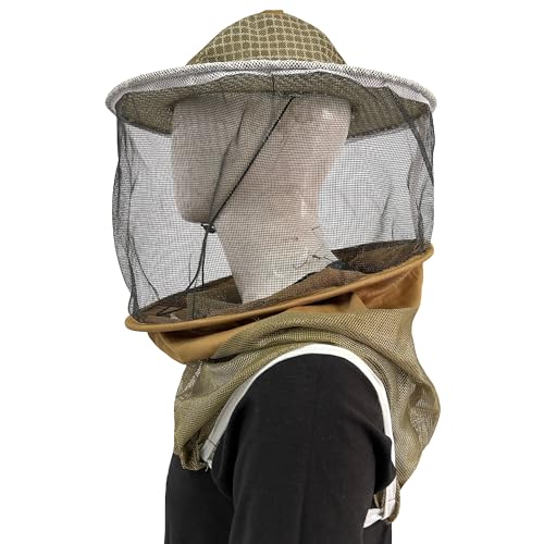 Three-Layer Highly Ventilated Beekeeping Veil in Round HAT