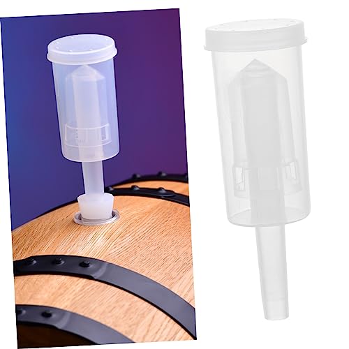 ABOOFAN Valve Wine Air Locks 3-piece Leak-proof Valves Plastic Wine Strainers Lids Kit 2pcs Supplies