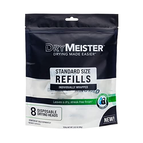 Standard Refills - Dries Inside Vases, Water Bottles, Wine Glasses, Hydration Bladders, Travel Mugs, Carafes, Pitchers - Reusable. Wand Sold Separately. - size: Standard Size Drying Heads