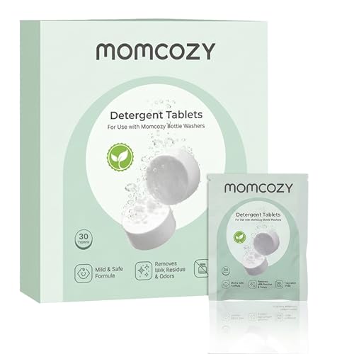 Momcozy Official Detergent Tablets for Momcozy Baby Bottle Washers, 30 Tablets