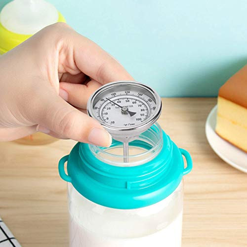 Fry Thermometer 1/2 NPT Thread Stainless Steel Dial Thermometer Homebrew Thermometer 0220/10100