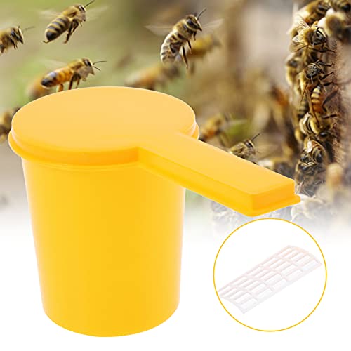Haofy 2PCS Bee Water Dispenser Drinker, Beehive Entrance Feeder Bee Drinking Beekeeping Equipment, Plastic Honey Feeding Tool