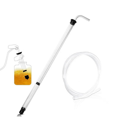Auto Siphon Racking Cane Kit, Beer Wine Transfer Tool with Flexible Tube for Home Brewing