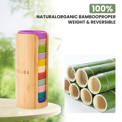 Mason Jar Lid Organizer, Wide & Regular Mouth Lids Holder (2pcs) | Mason Jar Lid Storage Made of Bamboo, Stackable Space-Saving Rack, Suitable for Mason/Canning/Bamboo Lids - style: Double-sided hole