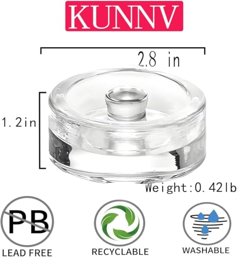 Mason Jar Fermentation Kit Sauerkraut Making Kit - Fermenting Airlock Lids for Wide Mouth Mason Jars Excluding steel rings and bottles(AirLock+Glass weight)
