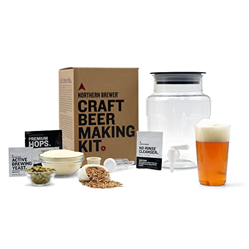 Northern Brewer - Siphonless 1 Gallon Craft Beer Making Starter Kit, Equipment and Beer Recipe Kit (Pale Ale) - color: Pale Ale