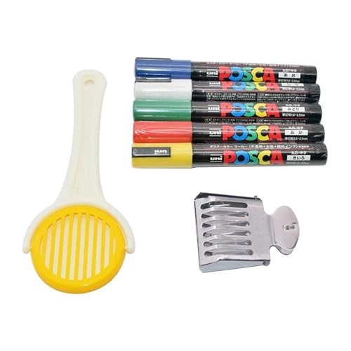 Queen Marking Rings Queen Bee Marking Kit Marker Bottle with Marking Pen One-Hand Queen Bee Marking Cage Queen Catcher Bee Mark Pen Beekeeping Tools for Hive Supplies Bee Beekeeping(Kit D) - color: Kit D