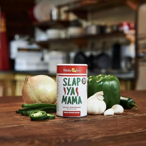 Slap Ya Mama Gift Set with Makin' Groceries Kitchen Towel - Authentic Louisiana Creole Spice Collection for Grilling Seafood Meats, Perfect Kitchen Essential Gift for Cajun Cooking Parties