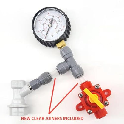 Blowtie Complete Kit (Diaphragm Spunding Valve) Beer Brewing(Ball lock 0-15psi) - color: Ball lock 0-15psi