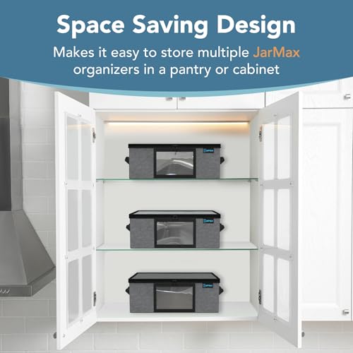 8oz 1/2 Pint Jelly Mason Jar Organizer, Sturdy Pantry Canning Jar Storage Containers, Holds 12 1/2 Pint Mason Jars, Foldable Canning Organizer, Stackable Home Storage Box w/Lid & Label holder - size: Half Pint