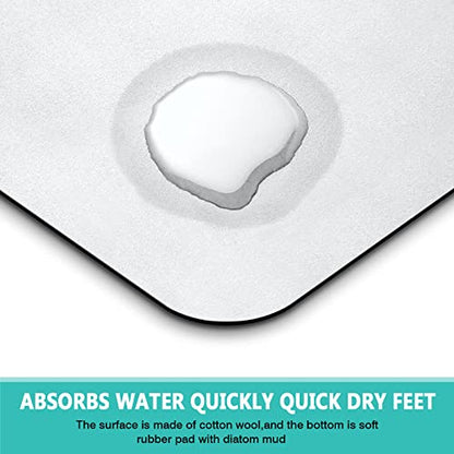 Absorbent Coffee Bar Mat for Espresso Machine & Coffee Maker - Rubber Backed Draining Pad for Countertop - color: Coffee-4