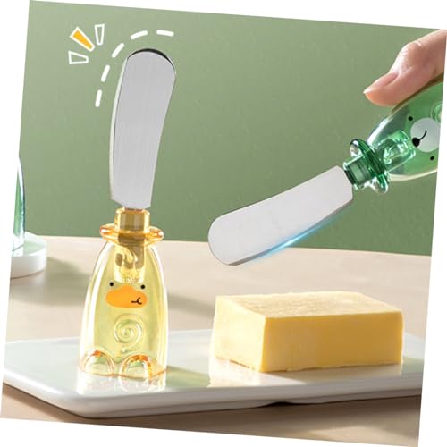 PRETYZOOM Stainless Steel Sauce Knife Small Cheese Knife Cream Cheese Spreader Dip Spreader